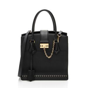 Louis Vuitton Calfskin Studded Marly PM Tote